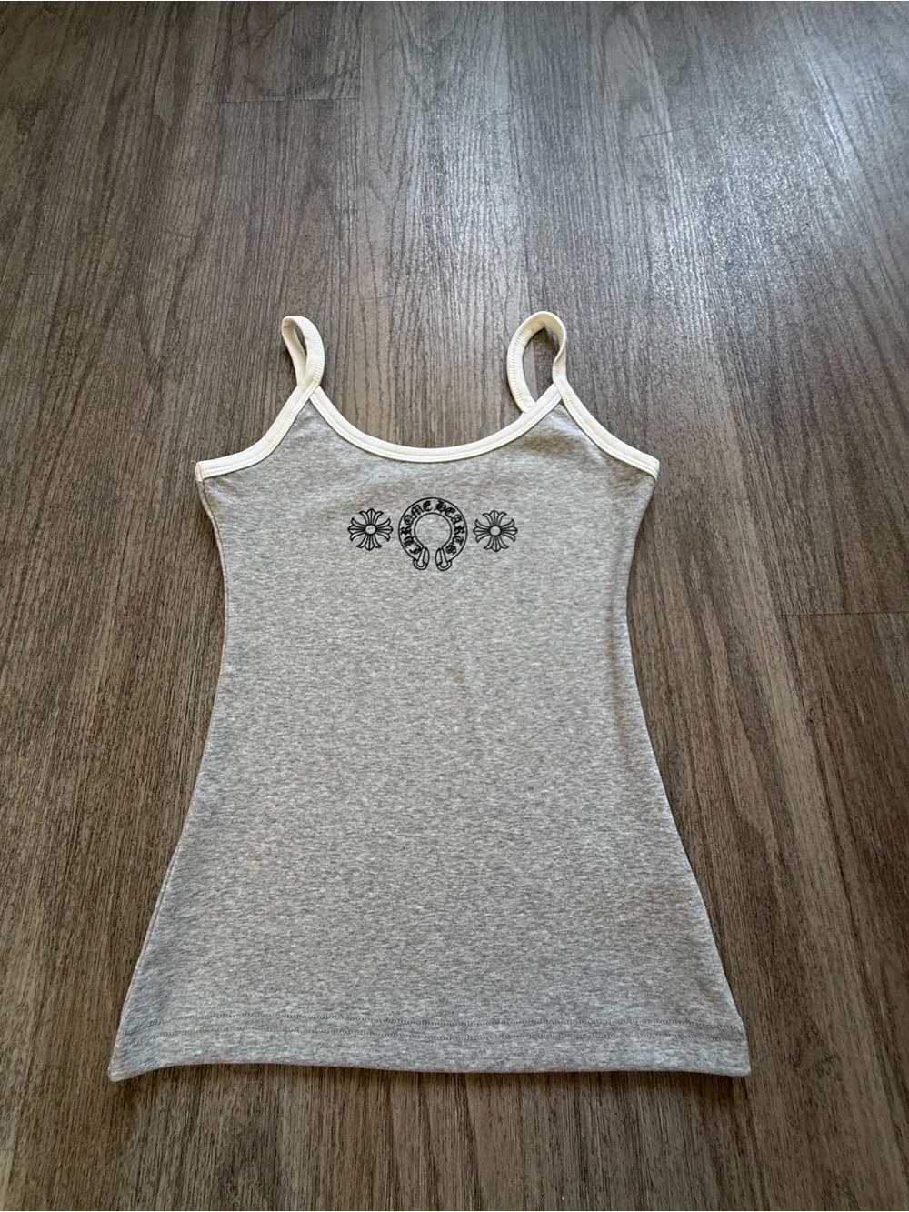 Women’s Streetwear Grey & White Tank Top